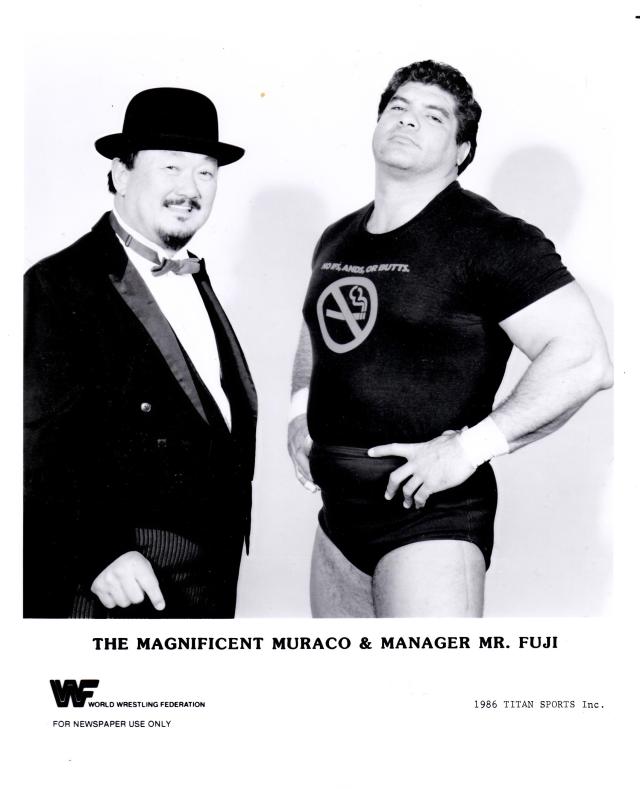 Magnificent Muraco and Mr Fuji 1986
